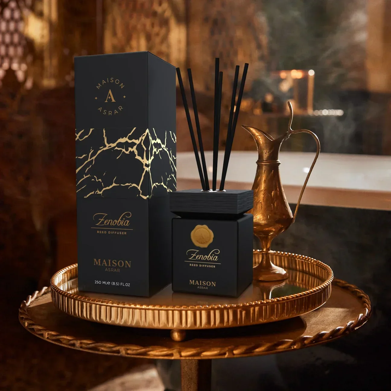 Elevate Your Space with Zenobia 250ml Reed Diffuser - Image 3