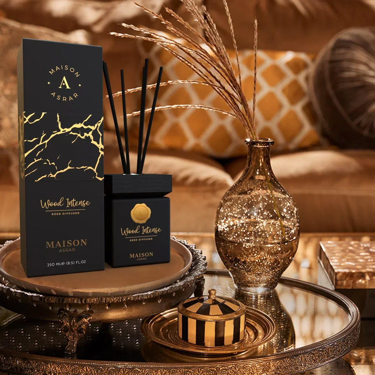 Enhance Your Space with Wood Intense Reed Diffuser - Image 3